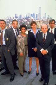Law & Order Season7 Year 96-97  Benjamin Bratt, Carey Lowell, Jerry Orbach, S. Epatha Merkerson, Sam Waterston, Steven Hill