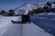 Phil und Jess auf dem Weg zum Uinta Basin in ihrem Jeep