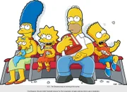 Maggie, Marge, Lisa, Homer und Bart.