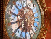 Deckenmalerei in Gaudis erstem Haus, der Casa Vicens.