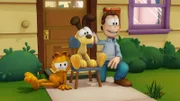 Garfield, der gefräßige, faule Kater, der am liebsten gelangweilt vor dem Fernseher sitzt oder sich eine Extraportion Lasagne einverleibt, lebt noch immer im Hause von Jon Arbuckle mit seinem Hundefreund Odie.