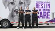 The Vets in front of the mobile unit.