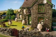 Für Shaun und Bitzer springen die Schafe auch mal als Fensterputzer ein.