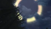 Blickwinkel auf ein UFO in Nanesti, Rumänien.