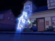 Ein Außerirdischer vertauscht die Körper von Garfield und Odie.