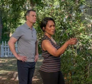9-1-1: L-R: Peter Krause and Angela Bassett in the "Devil You Know" episode of 9-1-1 airing Monday, Oct. 3 (8:00-9:00 PM ET/PT) on FOX. CR: Jack Zeman.