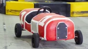 Front view Go Kart Cake at delivery.