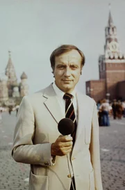 Fritz Pleitgen in Moskau 1975.