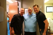 Louis, his son, and Producer John are all smiles after their visit with Dr. Lee.