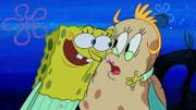 L-R: SpongeBob, Mrs. Puff