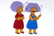 (9. Staffel) - Die unschlagbaren Schwestern von Marge: Patty Bouvier (l.) und Selma Bouvier (r.).