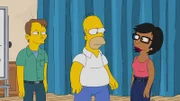 Homer (M.) hat bei einer Rede im Kernkraftwerk versagt und nun eine Phobie, vor Publikum zu sprechen. Um ihn aufzuheitern, nimmt Marge ihn in Improvisations-Comedy-Club mit. Daraufhin möchte Homer dies lernen. Doch wird das gut gehen?