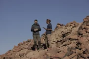 Jerome und sein Team klettern am Jabal Alkhurayba (National Geographic/Rob Neuhold)