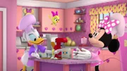 L-R: Daisy Duck, Cuckoo-Loca, Minnie Mouse