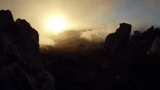 Sonnenaufgang über Sierra Morena, dem Habitat der letzten Pardelluchse.