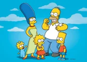 (22. Staffel) - Eine nicht alltägliche Familie: Marge (2.v.l.), Maggie (l.), Bart (r.), Lisa (M.) und Homer Simpson (2.v.r.) ...