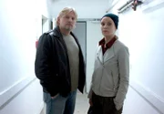 Die Polizeipsychologin Jo (Jeanette Hain) und der Ermittler Jürgen (Frank Kessler) machen sich an die Arbeit.