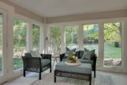 The house redone by Ken and Anita Corsini has a sun room for relaxing.