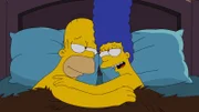 Sind nicht immer gleicher Meinung: Homer (l.) und Marge (r.) ...