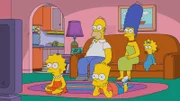 Stellen sich einem neuartigen Test, der einiges über ihren Charakter offenbart: (v.l.n.r.) Lisa, Homer, Bart, Marge und Maggie ...