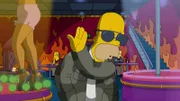 Da Homer (Foto) weiß, wie cool er ist, fällt es ihm nur schwer, sich mit Milhouses Vater Kirk, einem echten Loser, abzugeben ...