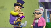 L-R: Mayor Humdinger, Cat Chase, Ms. Marjorie