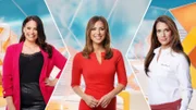 (v.l.) Moderatorinnen Leonie Koch, Jana Azizi und Elena Bruhn +++