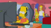 (v.l.n.r.) Bart; Marge; Lisa; Homer