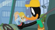 v.li.: Lola Bunny, Daffy Duck