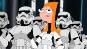 PHINEAS AND FERB - An adventure and action-filled television special, "Phineas and Ferb: Star Wars," is set to premiere SATURDAY, JULY 26 (9:00-10:00 p.m., ET/PT) on Disney Channel.  The story is set a couple summers ago in a galaxy far, far away when Phineas, Ferb and the gang are in a parallel universe -- during Star Wars Episode IV: A New Hope.  Iconic Star Wars characters Luke Skywalker, Darth Vader, Han Solo, Princess Leia, Chewbacca, C-3PO and R2-D2 are featured in this special event programming. (DISNEY XD) CANDACE