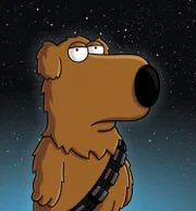 Peter erzählt die Star Wars Saga "Das Imperium schlägt zurück" à la Family Guy: Brian übernimmt die Wolle von Chewbacca.