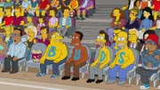 Noch ahnen (v.l.n.r.) Barney, Carl, Lenny und Homer nicht, dass ihr Coach sich möglicherweise auf eine perfide Wette einlassen wird ...