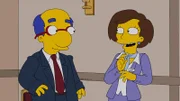 Bart und Milhouse erkunden die Vorzüge des Erwachsenenlebens, nachdem ein Rasur-Experiment dazu führt, dass Milhouse (l.) genauso aussieht wie sein Vater Kirk ...