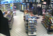 Videoüberwachung in einer Tankstelle.  +++