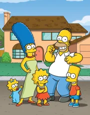 (31. Staffel) - (v.l.n.r.) Maggie; Marge; Lisa; Homer; Bart