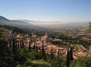 Blick auf Assisi.