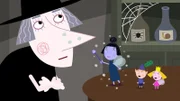 Nanny Plum (2.v.li.) geht mit ihrer Zauberei bei der Hexe wirklich zu weit.