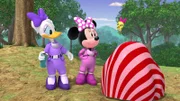 L-R: Daisy Duck, Minnie Mouse, Cuckoo-Loca