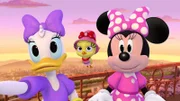 L-R: Daisy Duck, Cuckoo-Loca, Minnie Mouse