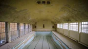 Ein verlassener Swimming-Pool im ehemaligen Wünsdorfer Hauptquartier der russischen Armee.