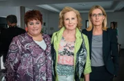 Die Schauspielerinnen Nadja Zwanziger, Maren Kroymann und Maria Furtwängler bei den Dreharbeiten zur neuen Folge