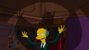 Mr. Burns wandelt auf den Spuren von Bat Man und beschließt, im Fledermaus-Kostüm auf Verbrecherjagd zu gehen ...