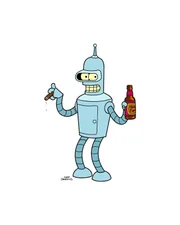 Bender ist ein Roboter mit großem Herz und allzu menschlichen Schwächen ...