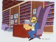 Ringo Starr ist völlig begeistert von Marges  Zeichentalent. Ihr Porträt des rundlichen Homer gewinnt soger den ersten Preis der Kunstausstellung von Springfield.