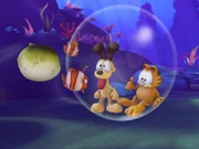 Garfield entschließt sich zu seiner jährlichen Heldentat und springt ins Meer, um Odie zu retten. Dort erwarten ihn ungeahnte Unterwasserabenteuer…
