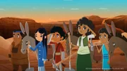 Luigi, Shi La und Marco sind im Tal der Pharaonen. Zusammen mit dem Mädchen Mejay und ihrem Bruder Montu begeben sie sich auf die Suche nach dem uralten Grab des Tutanchamun.
