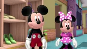 L-R:  Mickey Mouse, Minnie Mouse