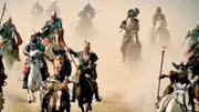 Osmanische Reiter auf ihren Pferden