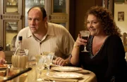 l-r: Tony Soprano (James Gandolfini), Janice Soprano (Aida Turturro)