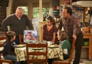 ACCORDING TO JIM - "Ruby's First Date" (ABC/MICHAEL ANSELL) CONNER RAYBURN, LARRY JOE CAMPBELL, COURTNEY THORNE-SMITH (ON MONITOR), TAYLOR ATELIAN, BILLI BRUNO, JIM BELUSHI